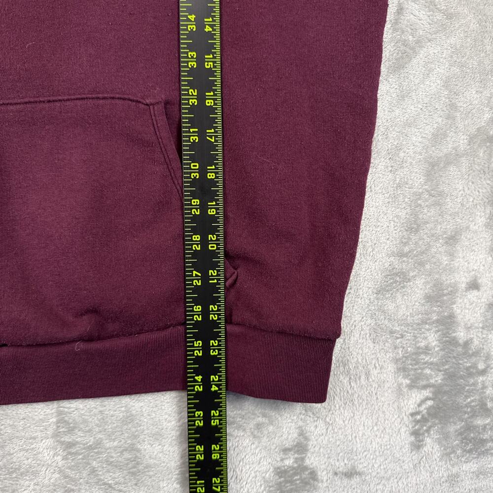 PINK Palm Tree Logo 1/4 Quarter Zip Sweatshirt Maroon/Burgundy Size Medium - Picture 6 of 7